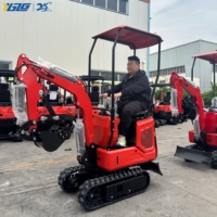 Nouvelle Arrivée Promotionnelle Mini-Excavatrice 1 Tonne Koop 192F Moteur Diesel Euro V pour Projets de Jardinage, Verger et Agriculture