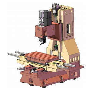 Centro di Lavorazione Verticale TSP-857 VMC ad Alta Precisione, Fresatrice CNC Mitsubishi BBT40 per Macchinari Industriali Pesanti - Product Image 2