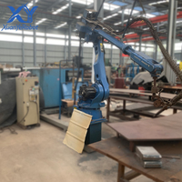 Station de découpe robotisée Yaskawa GP20 à 6 axes avec torche de découpe à la flamme, pour acier au carbone, construction robuste, moteur 1kW 220V/380V