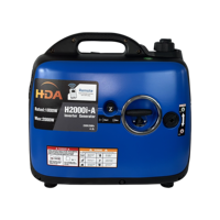 2KW Benzin Schallgedämpfter Generator Tragbarer Inverter-Generator 2000W Elektrischer Dynamo 220V Notstrom-Generator H2000i-A