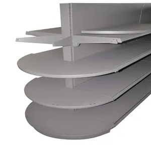 Estantes modernos para tiendas minoristas Estante de supermercado de varios <span class=keywords><strong>colores</strong></span> de doble cara - Product Image 4