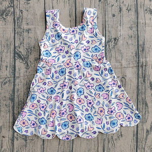 Preventa al por mayor: Vestido de yoga suave con estampado de Halloween y lazos rosas para niños, MOQ 5 unidades. Ropa deportiva infantil de fábrica para boutique. - Product Image 3