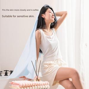 Toalla <span class=keywords><strong>de</strong></span> baño <span class=keywords><strong>de</strong></span> viscosa desechable <span class=keywords><strong>de</strong></span> 2 colores, diseño plegable no tejido para <span class=keywords><strong>viajes</strong></span> al aire libre, Hotel, Spa, salón, cuidado corporal - Product Image 3