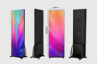 İyi Fiyatlı İç Mekan P1.86 Led Ekran 640*1920mm 4G/USB Cep Telefonu Uygulama Kontrollü Poster Led Ekran