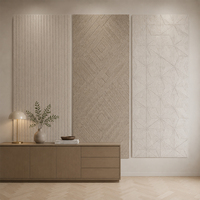 Panneaux muraux en PET PVC en gros, faciles à couper et à installer pour la décoration de bureaux, couleur personnalisée, panneaux acoustiques muraux pour salles de réunion