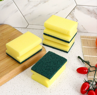 Éponge de cuisine écologique TIN HONG personnalisable en gros, couleurs variées, absorption d'eau à 250 %, pour nettoyer la vaisselle et récurer