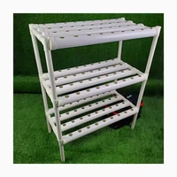 Système hydroponique NFT multicouche 108 trous, tuyaux en PVC de qualité alimentaire, pompe, irrigation automatique, facile à utiliser, ferme aquaponique