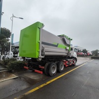 Camion benne à benne amovible Sinotruk 6x4 Euro 5 350ch Diesel pour collecte des déchets avec batterie au lithium