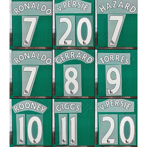 Parches de Tela Rectangulares con Diseño Personalizado, Termoadhesivos, con Efecto 3D, para Publicidad en Prendas, Números de Camiseta, Brazaletes, Colección Copa Europa - Product Image 6