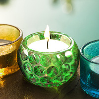 Ys Art Bougeoir en cristal écologique multifonctionnel vente chaude en forme de fleur conception bas prix en gros quantité minimale de commande 3 pièces