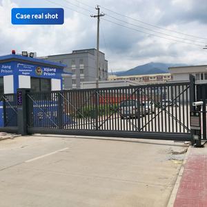 Автоматические раздвижные ворота из алюминиевого сплава с беспроводным управлением, технология Цигон, ISO9001 - Product Image 2