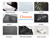 Colgadores de Puerta Personalizados de Lujo Caifeng para Tarjetas de Visita, Impresión Offset con Encuadernación Perfecta, Laminados, Resistentes al Agua, con la Frase 'No Molestar'