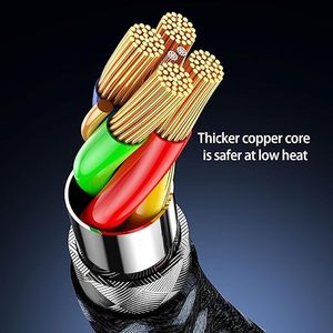 Câble de charge USB/Type-C 2 en 1 JMAX pour Garmin <span class=keywords><strong>Venu2</strong></span>/VenuSq2/3/3S Fenix 6/7/6S Pro/5X Plus Vivoact, cordon de chargeur de montre tressé - Product Image 4