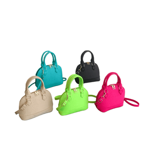 Sacs à main tendance en forme de coquille, nouveaux modèles, couleur unie, en feutre, sacs à bandoulière sous le bras, imprimé crocodile, sac à bandoulière pour femmes, vente en gros - Product Image 5