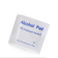 Tissu non tissé personnalisé, lingettes médicales à l'alcool et tampons d'alcool