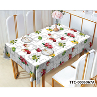 Nappe Rectangulaire Imperméable en PVC Anti-Fuite et Anti-Huile, Housse en Vinyle Écologique Facile à Nettoyer pour la Maison, les Buffets et les Événements de Restauration