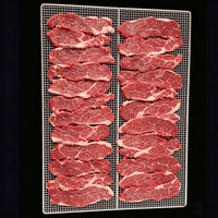 Grille de refroidissement en fil d'acier inoxydable 304 de qualité alimentaire, plateau de cuisson, grille de refroidissement personnalisée pour barbecue
