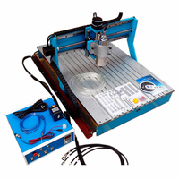 Routeur CNC LY 6090L-1.5KW 3 axes/4 axes avec refroidissement par eau, guidage linéaire, gravure, perçage et fraisage, LPT/USB