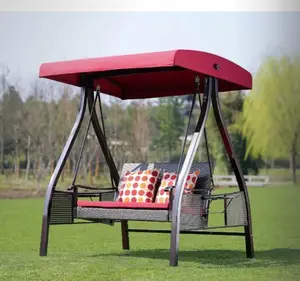 고품질 야외 안뜰 라운지 공간 방수 태양 보호 교수형 의자