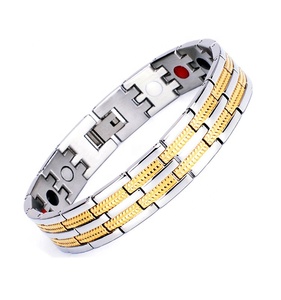 Pulsera de Terapia Magnética de Germanio FIR, Equilibrio Iónico, Piedra Curativa Natural, Gema Energética, Alivio del Estrés Magnético - Product Image 5