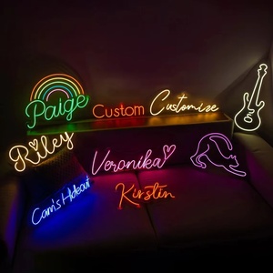 ป้ายไฟนีออน LED แบบกำหนดเองจากผู้ผลิต ตกแต่งผนังห้องเล่นเกม ไฟอะคริลิค ป้ายไฟอิเล็กทรอนิกส์ ป้ายไฟนีออน LED แบบกำหนดเอง ดรอปชิปปิ้ง - Product Image 1