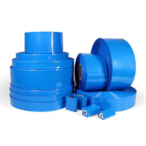 0.1 Thick Blue PVC <strong>Heat</strong> Shrink <strong>Pipe</strong> 50mm Wide <strong>Insulated</strong> Flame Retardant Battery Cover <strong>Sleeve</strong> <strong>for</strong> Insulation Materials Elements - Product Image 1