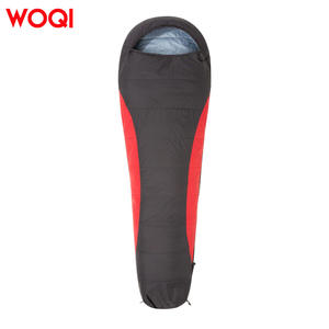 Sac de couchage Woqi Mummy 3 saisons, nylon respirant, noir, adulte, camping en plein air, compression et rangement inclus - Product Image 4