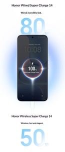 Nouvel Arrivage HONOR 500 Pro Téléphone Portable 5G avec Batterie de Plus de 8000 mAh, Charge Rapide 60W, Processeur Snapdragon 8 Deca Core, Écran AMOLED 6,6 pouces 120Hz, Appareil Photo 200MP, Mode Portrait, Version Anglaise - Product Image 2