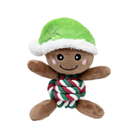Porte-clés en peluche de bonhomme pain d'épices en coton, breloque de sac de Noël en peluche, vente directe usine, faible MOQ, OEM/ODM pour cadeaux de fêtes