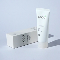Tube cosmétique vide personnalisé en PE souple 100g/120ml pour crème nettoyante visage et masque facial, emballage en tube souple avec étiquetage et boîte