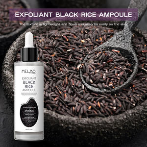 Ampoule exfoliante au riz pour homme, ampoule au riz noir, exfoliant doux pour le visage, resserre les pores - Product Image 4