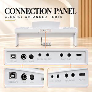 <span class=keywords><strong>Piano</strong></span> numérique professionnel OEM à 88 touches lestées, design élégant, touches sensibles au toucher, taille standard - Product Image 5