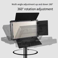 Panneau lumineux LED Fosoto U800 U600 50W pour vidéo, éclairage professionnel de studio photo, lampe de remplissage pour appareil photo, éclairage de maquillage