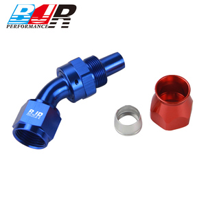 Connecteur femelle en aluminium AN3 haute performance BJR, CNC, carburant, huile, 45 degrés, embouts <span class=keywords><strong>de</strong></span> <span class=keywords><strong>tuyau</strong></span> en PTFE, pièces <span class=keywords><strong>de</strong></span> modification automobile - Product Image 6