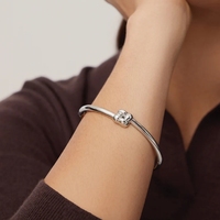 DiomandX Bracelet fin en or massif 18 carats, empilable, tressé carré, minimaliste, pour femme, bijoux raffinés