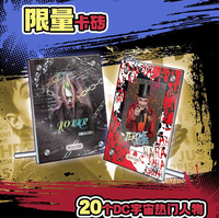Cartes de collection périphériques de films DC de la série Marvel – Cartes signature rares Aquaman et Batman – Jouet de jeu pour enfants – Cadeau