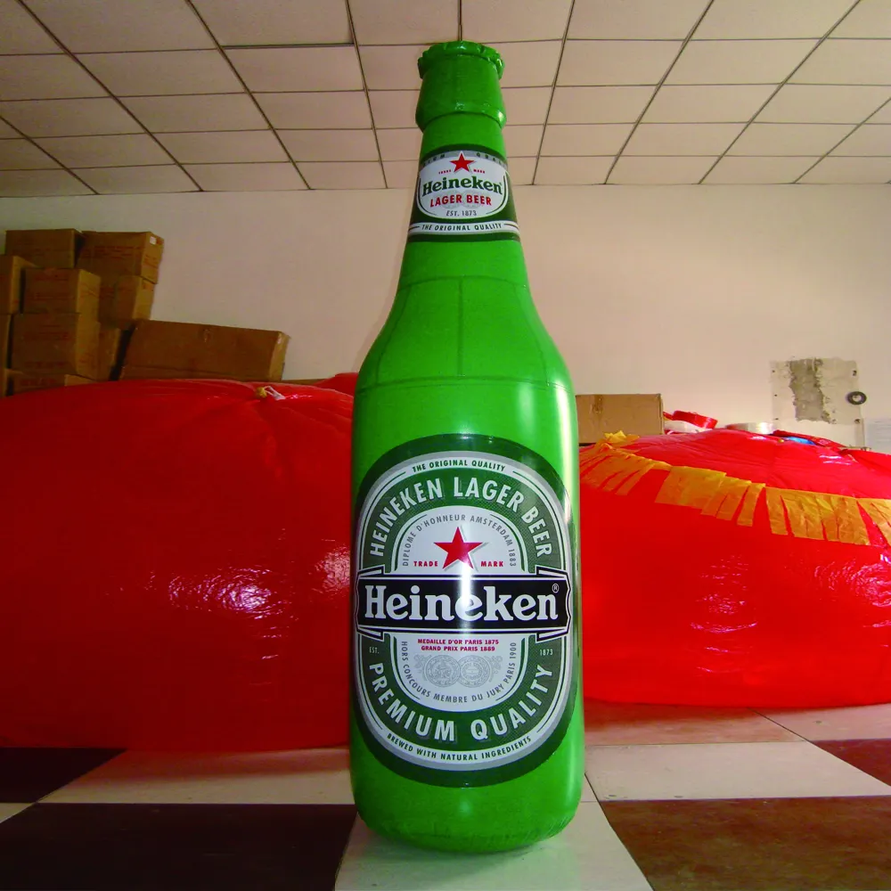 Bottiglia gonfiabile gonfiabile bottiglia di birra gonfiabile personalizzata