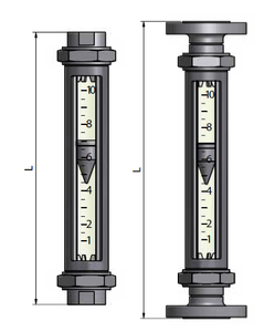 <b>Flow</b> <b>Meter</b> RAKD RAGN High Glass Tube Rotameter Variable Area Flowmeter Mechanical for Lab <b>Water</b> Air Gas Calibration - Product Image 2