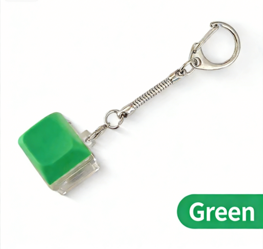 El verde brillante emite luz verde.