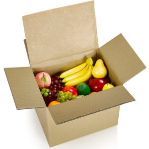 Boîte d'emballage recyclable à isolation thermique pour viande congelée Boîte isotherme à chaîne du froid Tampon en papier kraft en nid d'abeille fabriqué en Thaïlande - Product Image 1