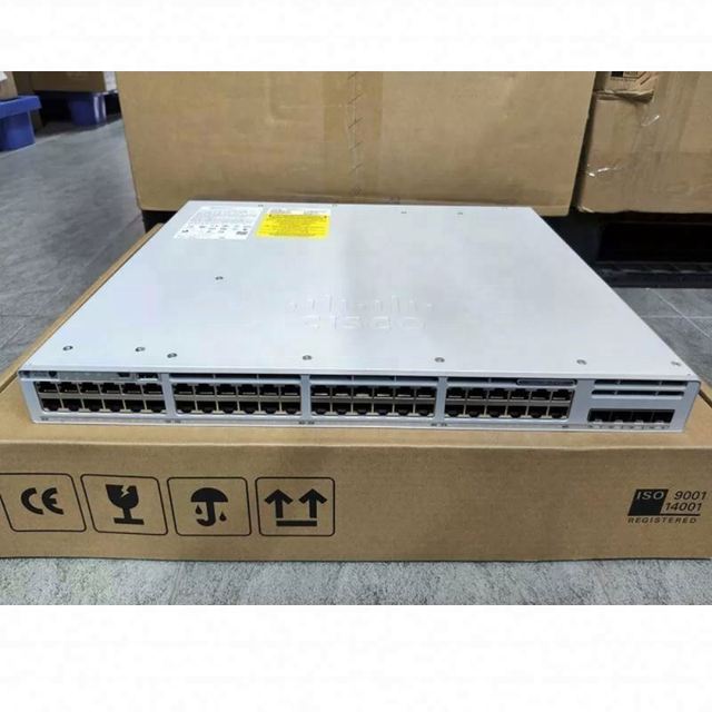 High Performance C9300X-48TX-E Brand New Layer 3 Routing48 Ports 10G Ethernet Cisco Catalyst Network Switch C9300X-48TX-E