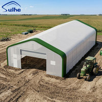 Tente de stockage robuste en PVC de 50 pieds pour entrepôt et stockage de machines agricoles