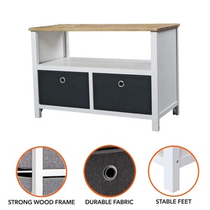 Table à café et à thé moderne à 2 tiroirs Offre Spéciale armoire latérale du salon - Product Image 3