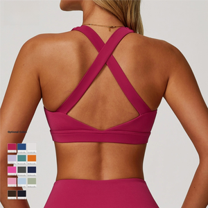 Leggings Seamless Soft Sculpt V-Cut Crossover Flare ad Alto Supporto e Reggiseni Sportivi da Donna Personalizzati con Spalline a Doppio Strato - Product Image 2