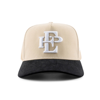 Casquettes de baseball personnalisées en gros, 5 panneaux, broderie 3D en relief, logo personnalisé, style hip-hop, en daim, Oxford, motif léopard à pois