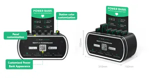 Mobiele Telefoon Batterij Oplader Gedeeld Powerbank Station Verhuur Laadstation Power Banken Met Quick Opladen