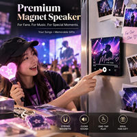 Cadeau de soutien pour fans de célébrités, aimant de réfrigérateur musical personnalisé, lecteur de musique magnétique NFC, concert