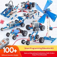Robot Programable Compatible con Juguetes Educativos de Partículas Pequeñas, Bloques de Construcción Electrónicos al por Mayor, Plástico ABS 9686