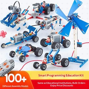 Robot Programable Compatible con Juguetes Educativos de Partículas Pequeñas, Bloques de Construcción Electrónicos al por Mayor, Plástico ABS 9686 - Product Image 1