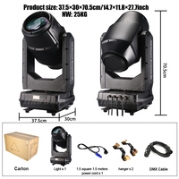 Marslite Beam 380 IP65 Projecteur de Scène à Tête Mobile 380W pour Extérieur, Lumière LED Beam à Tête Mobile pour DJ, Discothèque, Concert